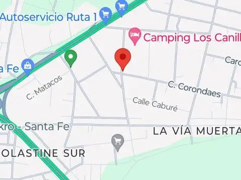 Terreno en  venta a metros del camping de Los canillitas