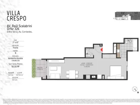 ESPACIO SCALABRINI | AV. SCALABRINI ORTIZ 300 | 9°
