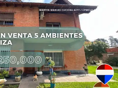 CASA EN VENTA 5 AMBIENTES EN EZEIZA