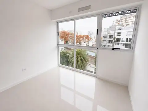 Monoambiente al contrafrente en edificio Full amenities