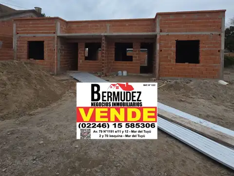 Venta Chalet 3 Ambientes Al Fondo Calle 62 Entre 5 Y 6 Mar Del Tuyu Anticipo Y Cuotas 
