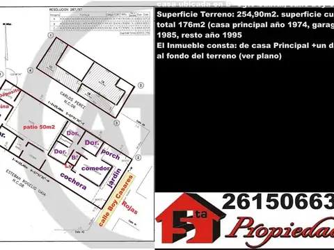 Casa en Venta con 2 cocheras