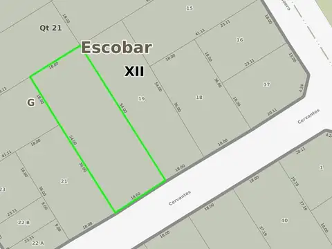 Casa en venta, Cervantes N°540, Escobar