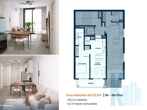 Departamento 2 Ambientes en Villa Crespo en Venta en Pozo - Mayo 2026