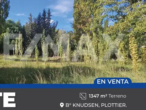 LOTE 1347m2 B° KNUDSEN PLOTTIER