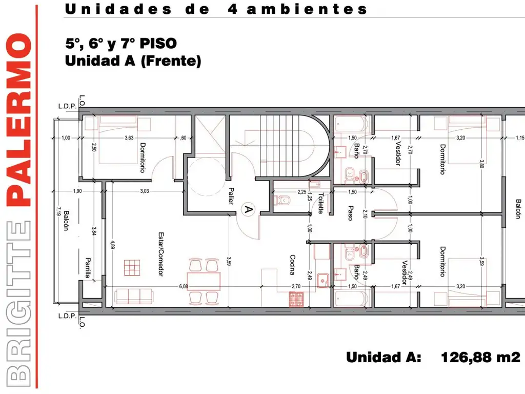 PREVENTA! DEPTOS 2, 3 Y 4 AMBIENTES, PALERMO HOLLY - Foto 21