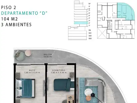 Venta Departamento 3 Ambientes Full Amenities Caballito