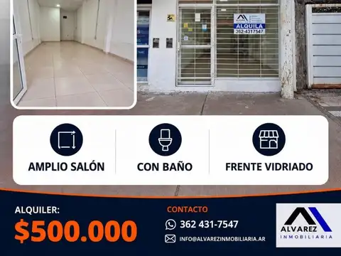 Local a la calle sobre juan domingo peron