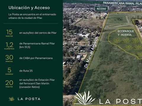 Venta Lote en Barrio Privado La Posta Pilar