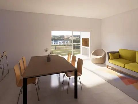 Departamento 3 ambientes con 2 baños