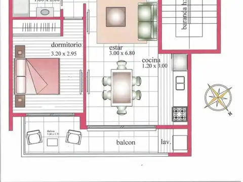 Departamento en Venta Apto profesional