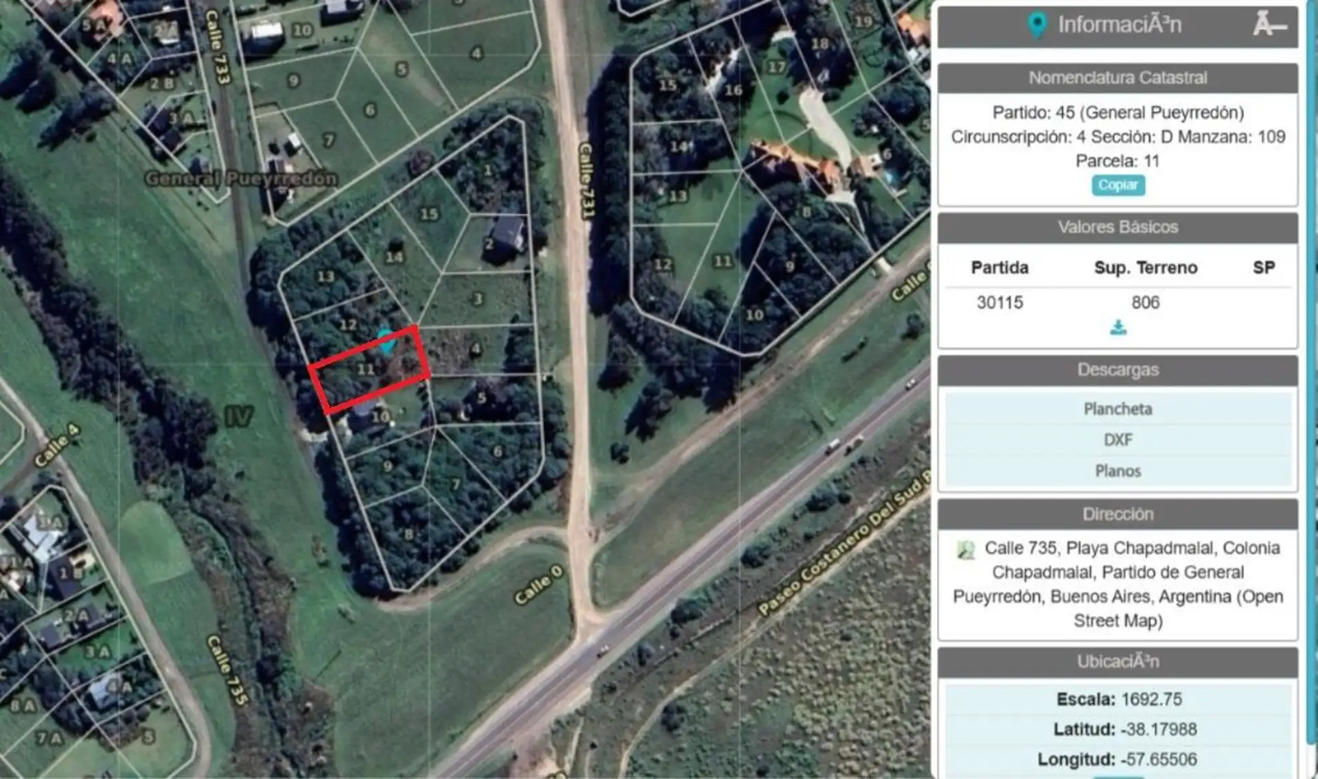 Lote en venta de 820m² en Playa Paradise, Chapadmalal