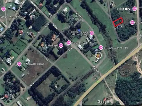 Terreno en venta de 820 m² frente al arroyo - Playa Paradise