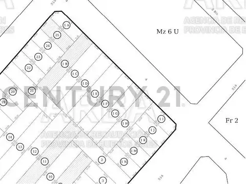 Terreno en Venta 10  mts Frente