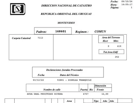 Terreno en venta de 419m2 ubicado en Malvin