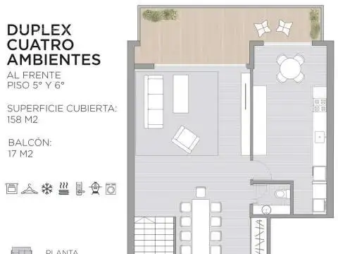 Departamento en Venta de 4 ambientes