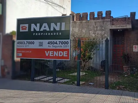 Lote de 8.66x 20 zonificacion AE26