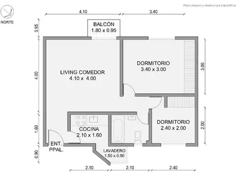 Departamento en Venta 45 años