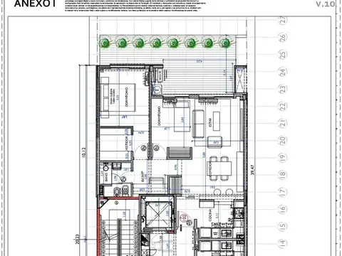 Departamento 3 ambientes con 2 baños