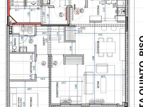 Departamento en Venta de 3 ambientes