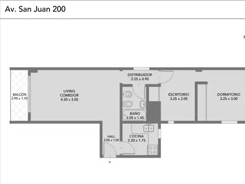Departamento en Venta de 2 dormitorios