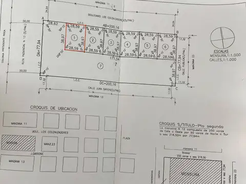 Terreno en Venta en Presidente Roca, USD 43.000