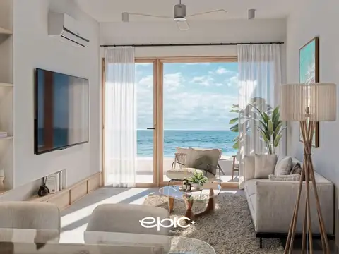 Departamento de pozo 4 amb en venta Valeria del Mar con terraza