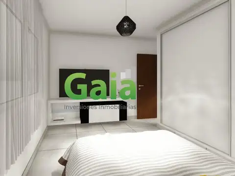 Departamento 2 ambientes con 1 baño