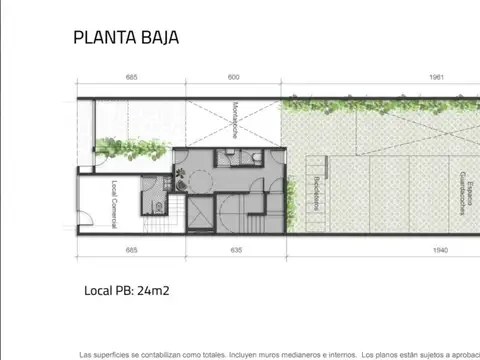 Local en el emprendimiento Bonpland 1036