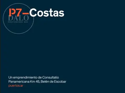 Lote en venta, Barrio Costas FINANCIACION 