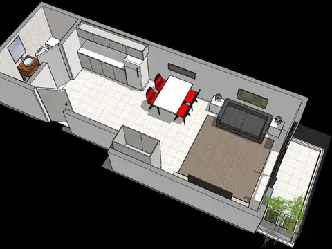 Departamento en Venta en Once, USD 50.000