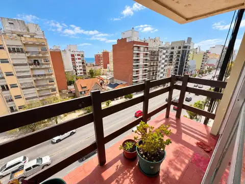 Alquiler depto 3 ambientes  con balcon La perla