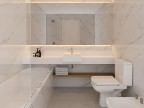 Departamento 3 ambientes con 2 baños