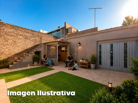 Casa 3 ambientes con 1 baño