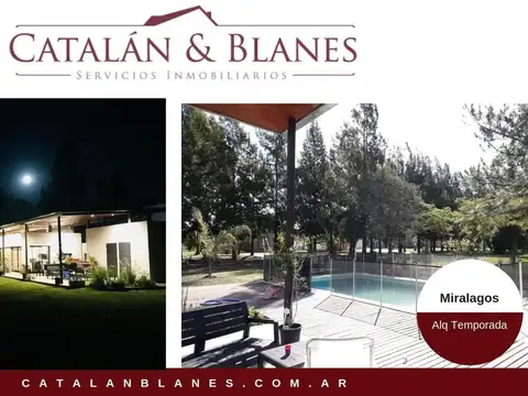 Alquiler Temp  - Residencia en MIRALAGOS
