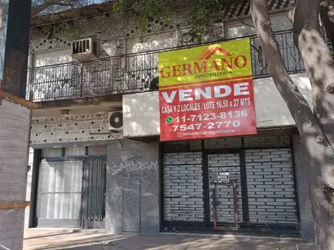 2 departamentos de 3 ambientes y locales comerciales