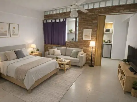 Venta  departamento monoambiente con balcón en Barrio Nuestra Señora de Lourdes