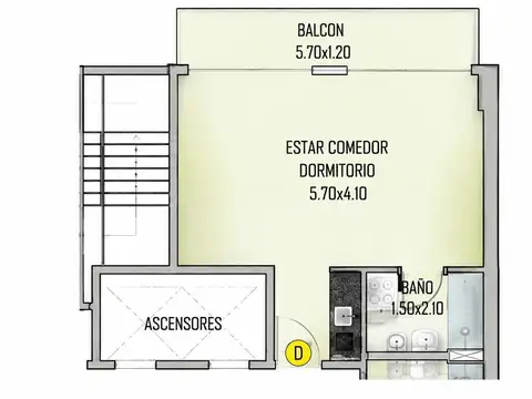 VENTA MONOAMBIENTE MONSERRAT - TODO LUZ