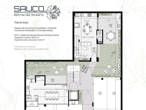 Departamento en Venta en Refinerias, USD 195.000