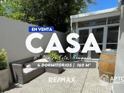 Venta casa 4 dormitorios con pileta, centro este