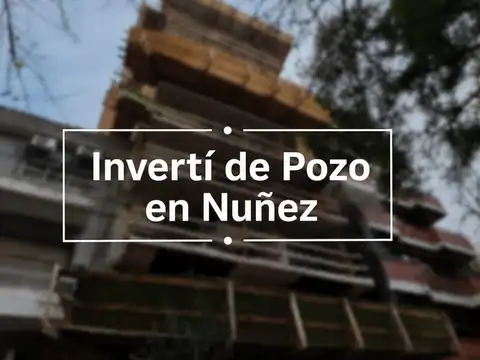 VENTA DEPARTAMENTO MONOAMBIENTE NUÑEZ EN POZO