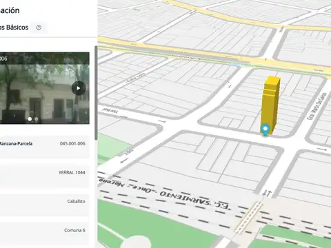 Terreno en Venta en Caballito Sur, USD 490.000