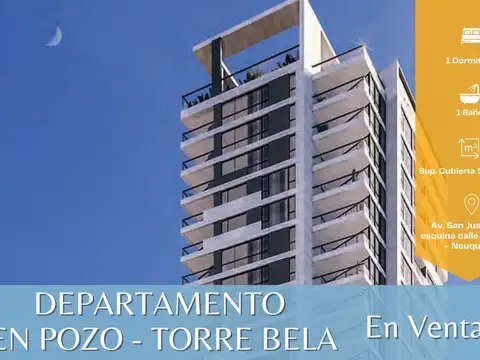 VENTA DEPARTAMETO 1 DORMITORIO TORRE BELA NEUQUÉN