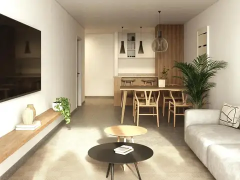 Departamento 3 ambientes con 1 baño