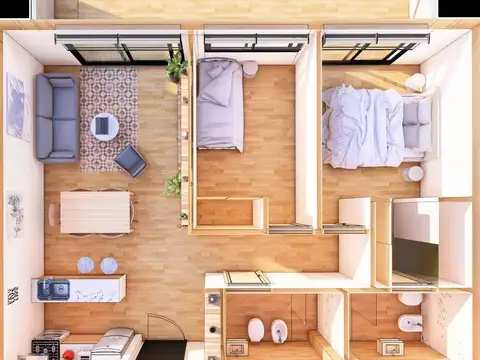 Departamento en Venta de 3 ambientes