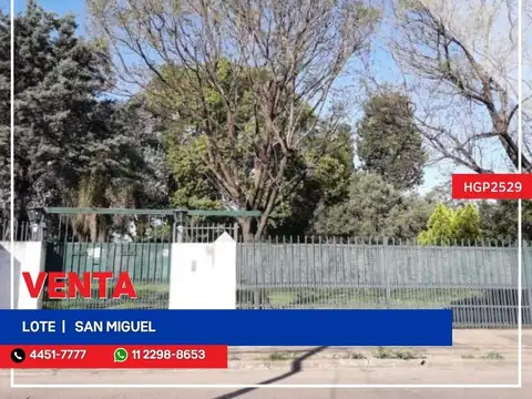 Terreno - Venta - Argentina, San Miguel - Maestro Angel D'elia 2600