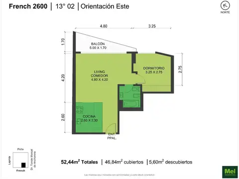 French 2600, Piso 13