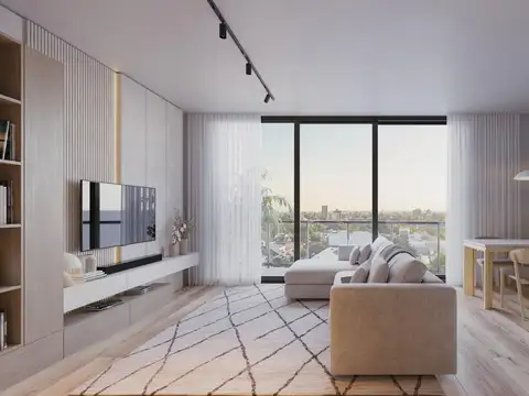 2 ambientes al contrafrente con balcón | Hauston Recoleta