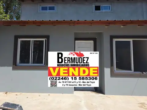 VENTA DE CHALET 5 AMB A ESTRENAR Calle 6 entre 66 y 67 - MAR DEL TUYU