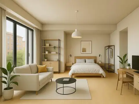 SAN MARTÍN – STUDIO CON ONDA, APTO PROFESIONAL